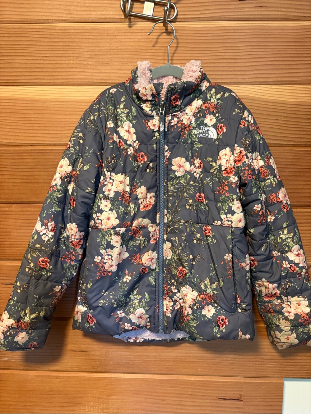 The North Face Girls' Floral Puffer Jacket
